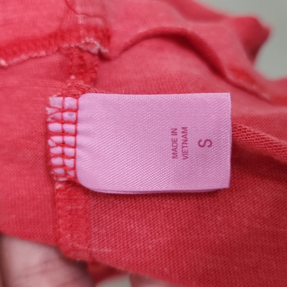 Victoria's Secret PINK Graphic Tee, Small, Red - Picture 4 of 7